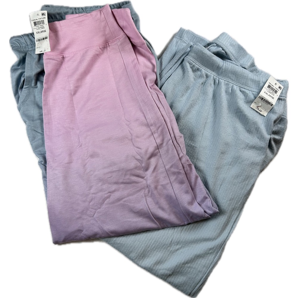 Jenni Intimates Women's XXL Pajama Pants Lot of 2 NWT Lounge Sleepwear 2XL
